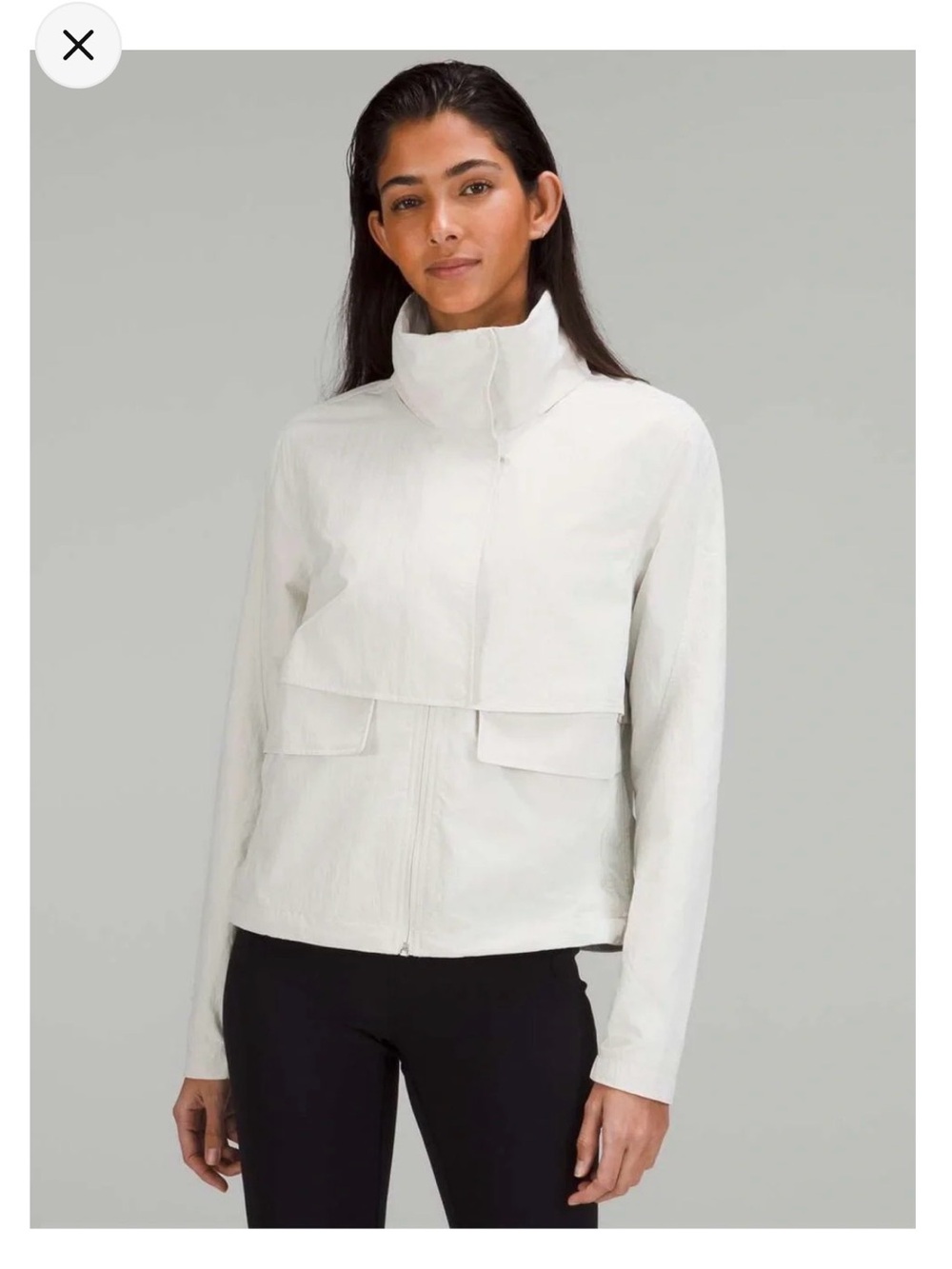 Lululemon Always Effortless Jacket in Bone Women’s size 8 EUC